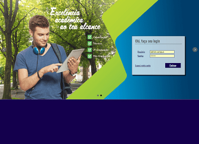 ejemplo 2 de plataforma de teleformación personalizada para cliente