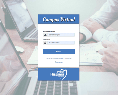 ejemplo 8 de plataforma de teleformación personalizada para cliente